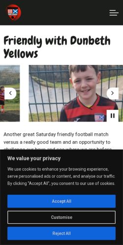 Mobile page screenshot