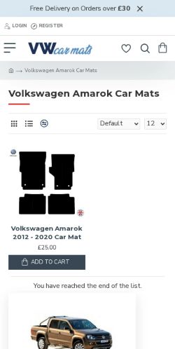 Mobile page screenshot