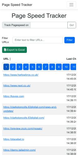 Mobile page screenshot