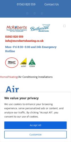 Mobile page screenshot