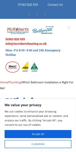 Mobile page screenshot