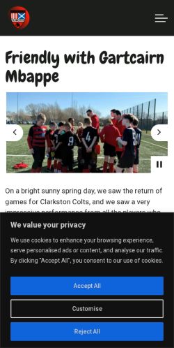 Mobile page screenshot