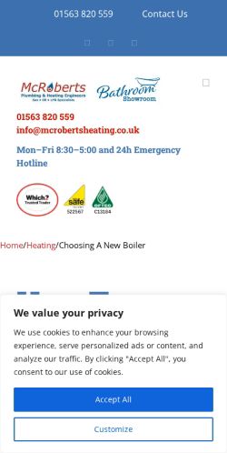 Mobile page screenshot