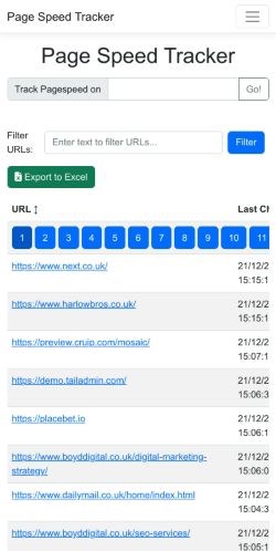 Mobile page screenshot