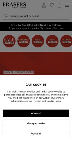 Mobile page screenshot