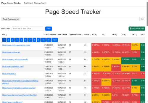 Desktop page screenshot