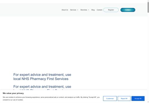 Desktop page screenshot