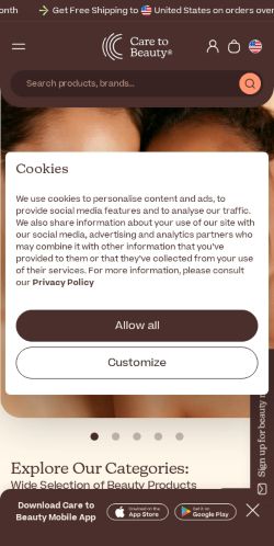 Mobile page screenshot
