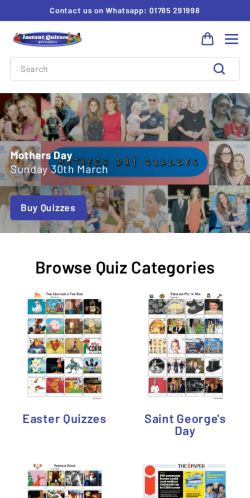 Mobile page screenshot