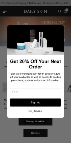 Mobile page screenshot
