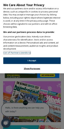 Mobile page screenshot