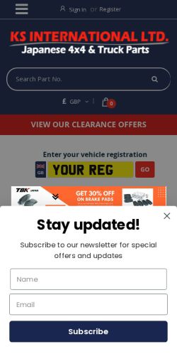 Mobile page screenshot