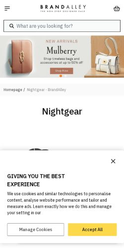 Mobile page screenshot