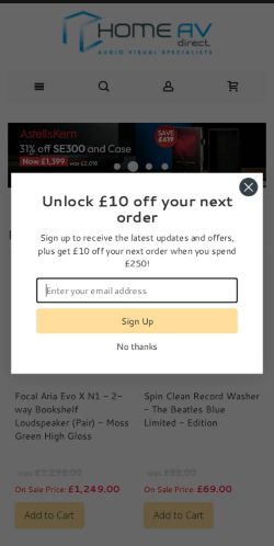 Mobile page screenshot
