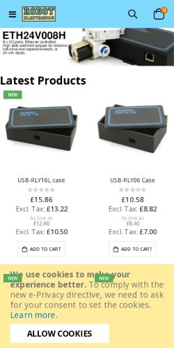 Mobile page screenshot