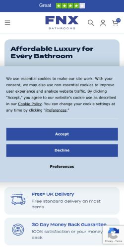 Mobile page screenshot