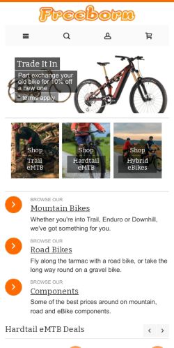 Mobile page screenshot