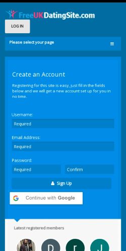 Mobile page screenshot