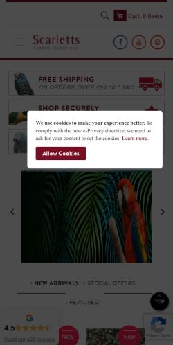 Mobile page screenshot