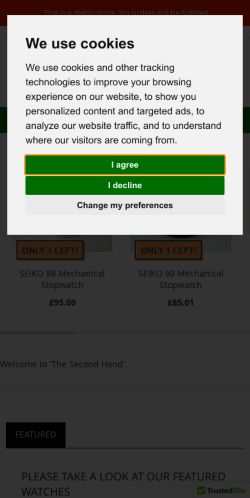 Mobile page screenshot