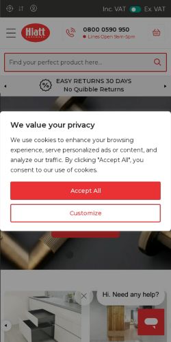 Mobile page screenshot