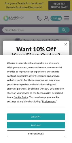 Mobile page screenshot