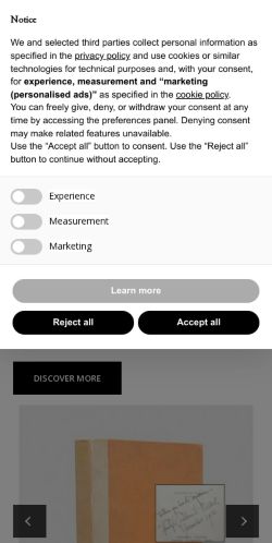 Mobile page screenshot