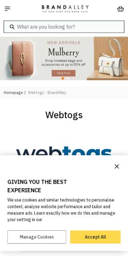 Mobile page screenshot