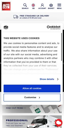 Mobile page screenshot