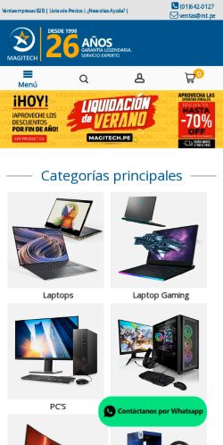 Mobile page screenshot