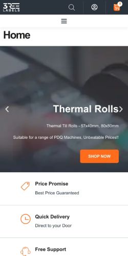 Mobile page screenshot