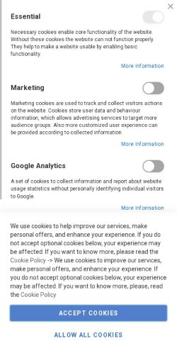 Mobile page screenshot