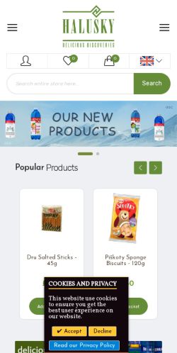 Mobile page screenshot
