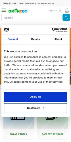 Mobile page screenshot
