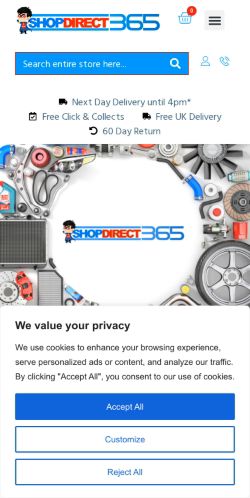 Mobile page screenshot