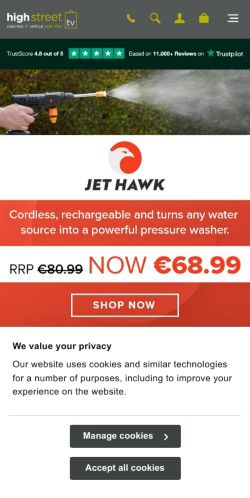 Mobile page screenshot