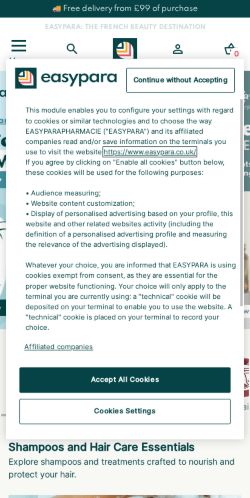 Mobile page screenshot