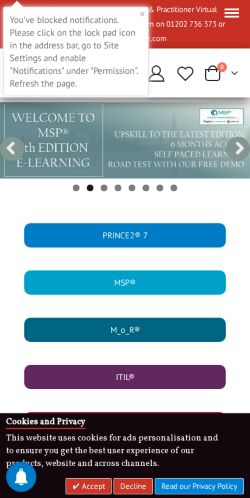 Mobile page screenshot