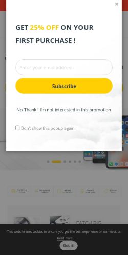 Mobile page screenshot
