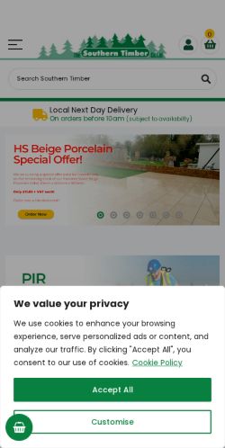 Mobile page screenshot