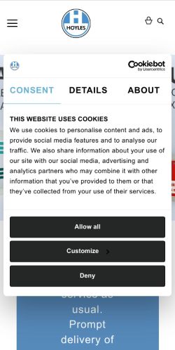 Mobile page screenshot