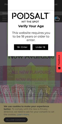 Mobile page screenshot