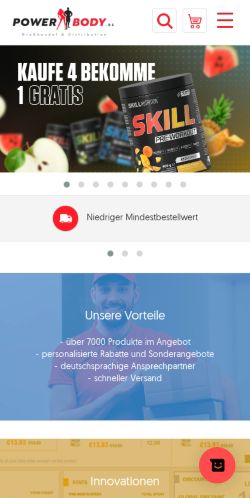 Mobile page screenshot