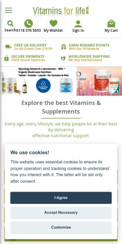 Mobile page screenshot