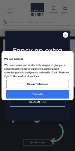 Mobile page screenshot