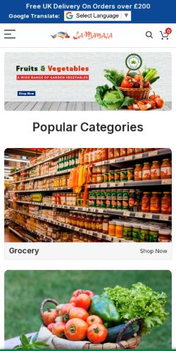 Mobile page screenshot