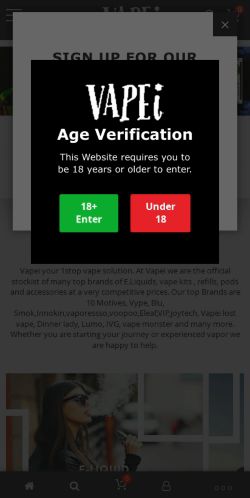 Mobile page screenshot