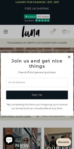 Mobile page screenshot