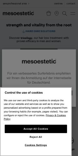 Mobile page screenshot