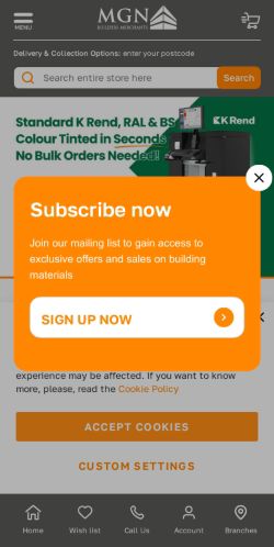 Mobile page screenshot